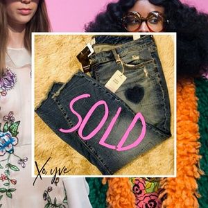 SOLD! Torrid Ankle Skinny Distressed Jeans